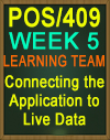 POS/409 Connecting the Application to Live Data